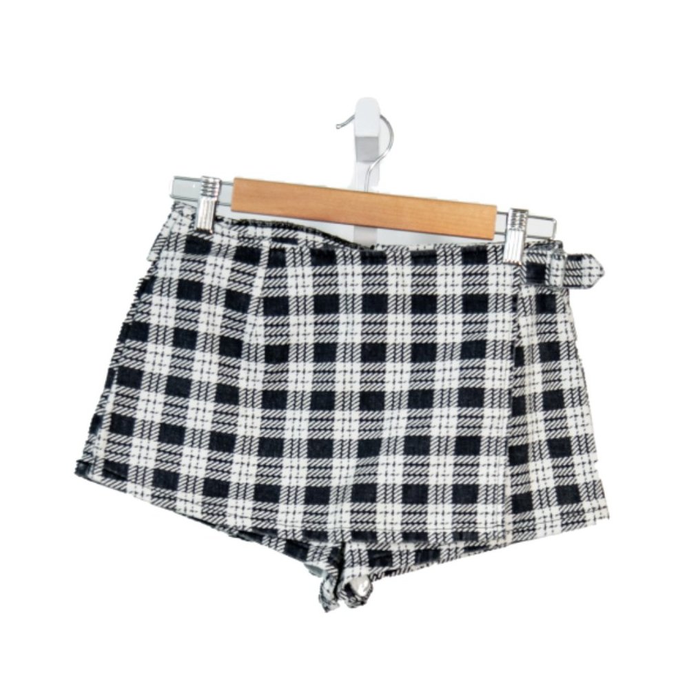 BDG Blue Plaid Skort